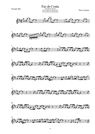 Placa Luminosa  score for Trumpet