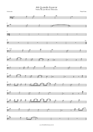 Score for Cello