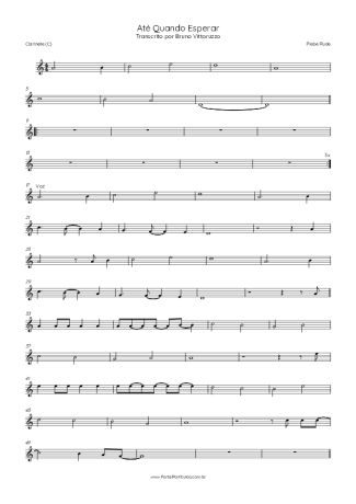 Plebe Rude  score for Clarinet (C)