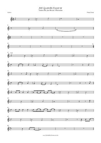 Score for Violin