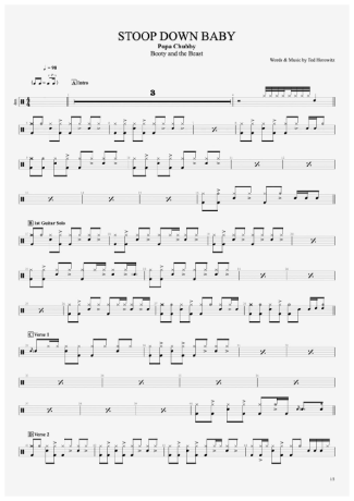 Score for Drums