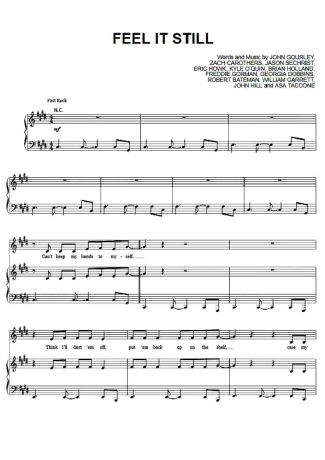 Portugal The Man  score for Piano