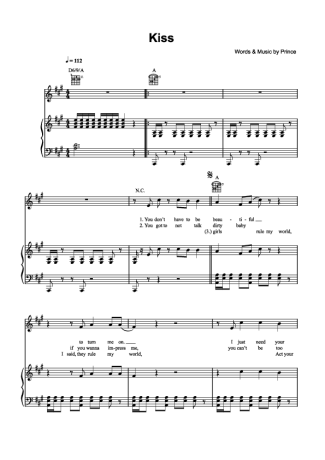 Prince  score for Piano