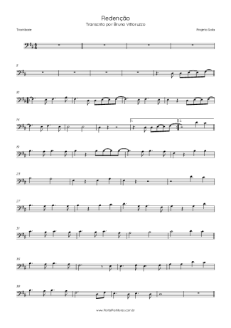 Projeto Sola  score for Trombone