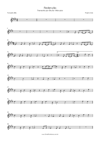 Projeto Sola  score for Trumpet