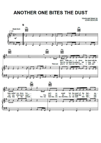 Queen  score for Piano