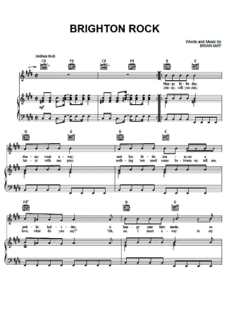 Score for Piano