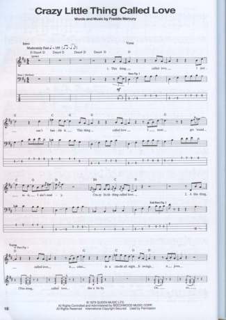 Queen  score for Bass