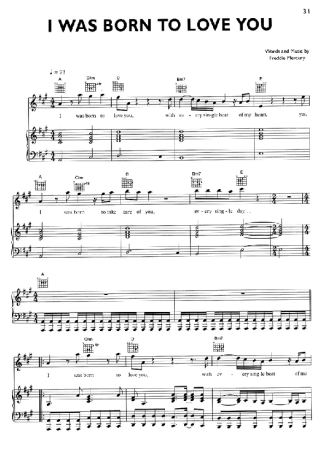 Score for Piano