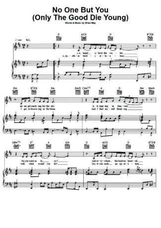 Queen  score for Piano