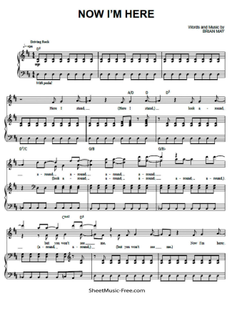 Queen  score for Piano