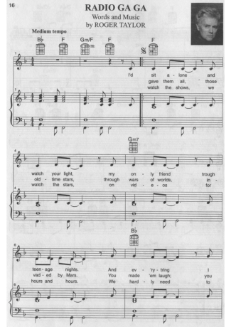 Queen  score for Piano