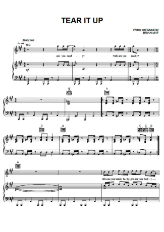 Queen  score for Piano