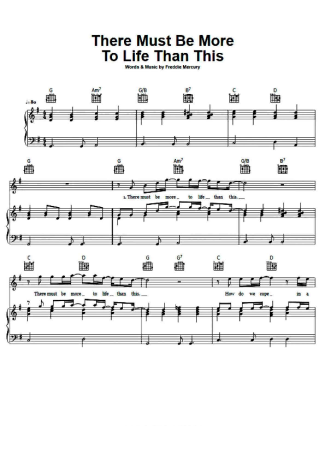 Queen  score for Piano