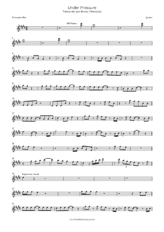 Queen  score for Trumpet