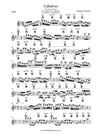 Radamés Gnattali  score for Acoustic Guitar
