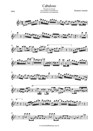 Radamés Gnattali Cabuloso score for Harmonica