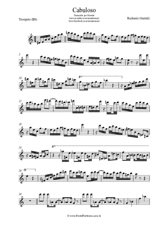 Radamés Gnattali  score for Trumpet