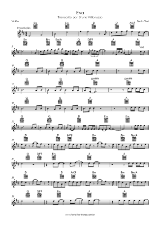 Score for Acoustic Guitar