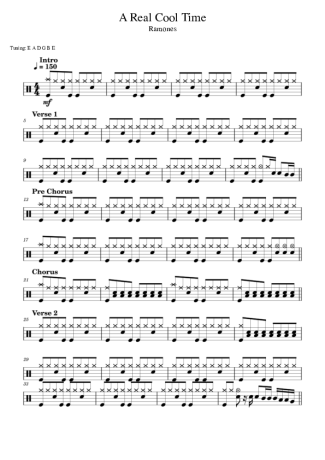 Score for Drums