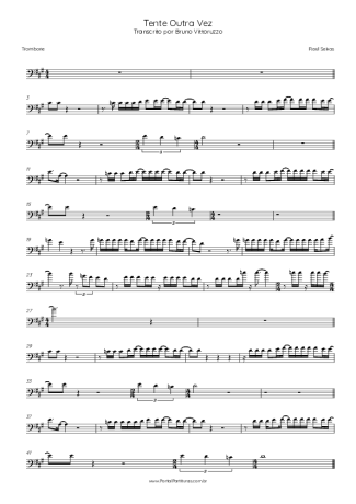 Raul Seixas  score for Trombone