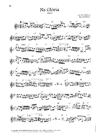 Raul de Barros Na Glória score for Violin