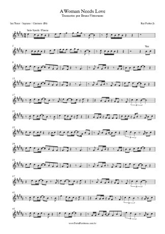 Ray Parker Jr.  score for Tenor Saxophone Soprano (Bb)