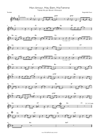 Wando - Fogo E Paixão - Sheet Music For Clarinet (Bb)