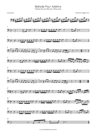 Score for Cello