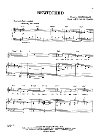 Richard Rodgers  score for Piano