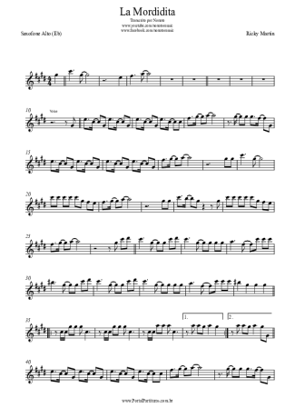 Score for Alto Saxophone