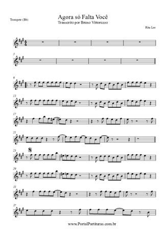 Rita Lee  score for Trumpet