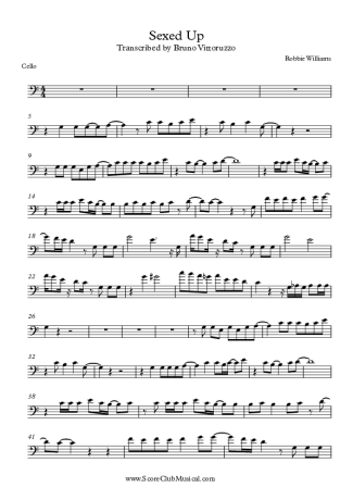 Robbie Williams  score for Cello