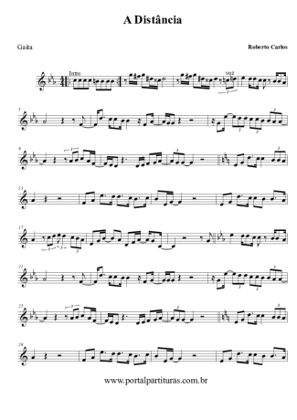 Roberto Carlos A Distância score for Harmonica