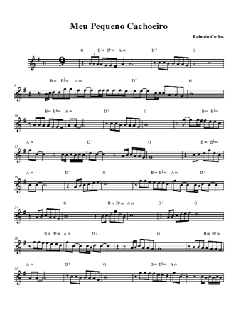 Roberto Carlos  score for Tenor Saxophone Soprano (Bb)