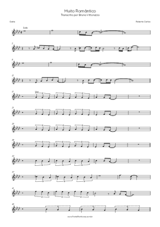 Roberto Carlos Muito Romântico score for Harmonica