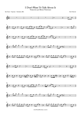 Rod Stewart  score for Clarinet (Bb)