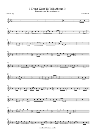 Rod Stewart  score for Clarinet (C)