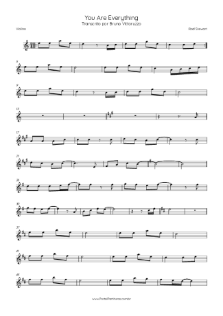 Rod Stewart  score for Violin