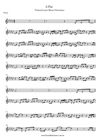 Roupa Nova  score for Flute