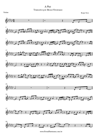 Roupa Nova  score for Violin