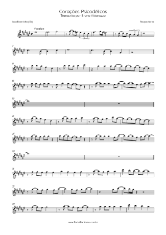 Score for Alto Saxophone