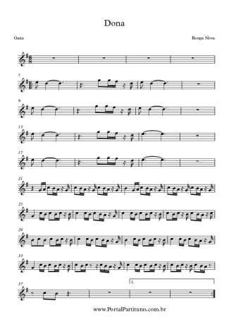 Roupa Nova Dona score for Harmonica