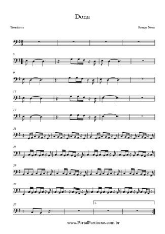 Roupa Nova  score for Trombone