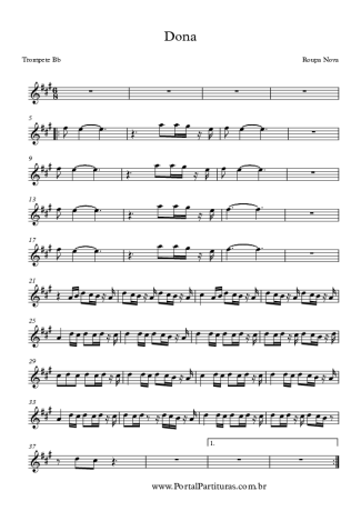 Roupa Nova  score for Trumpet