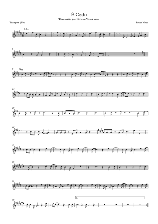 Roupa Nova  score for Trumpet