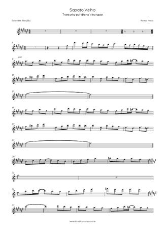 Score for Alto Saxophone