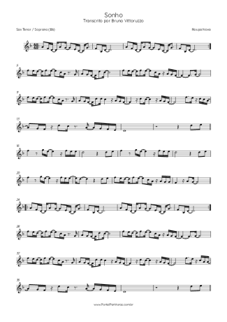 Score for Tenor Saxophone Soprano (Bb)