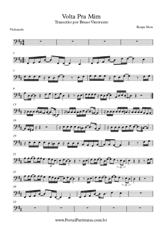 Roupa Nova  score for Cello