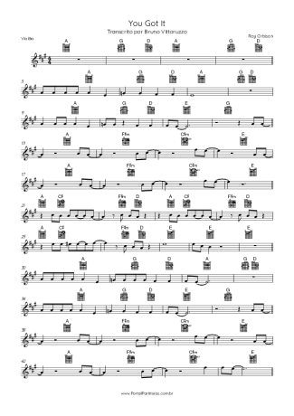 Score for Acoustic Guitar